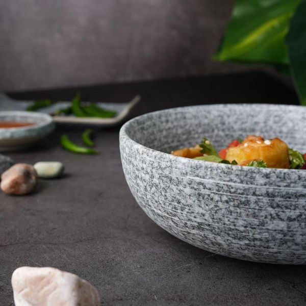 Салатник 800 мл d 17,3 см h6 см Stone Untouched Taiga P.L. Proff Cuisine [1]