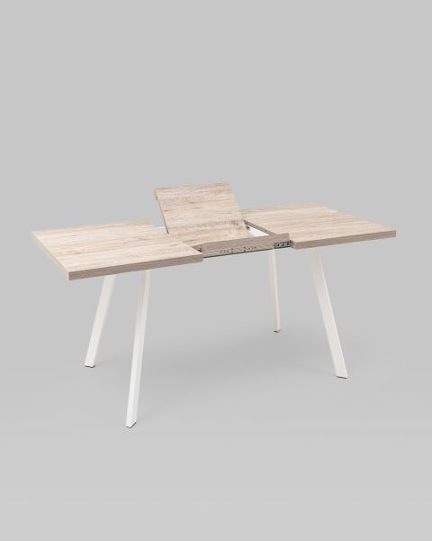 Стол Plain 116-158*74 дуб Ан/белый