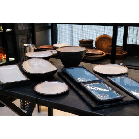 Блюдо 41*18*4 см прямоуг. Timber Brown пластик меламин P.L. Proff Cuisine