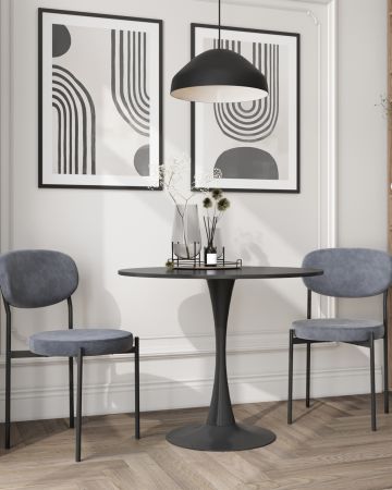 Стул Бриф NEW велюр серый