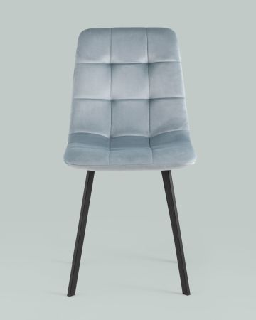 Стул Chilly велюр серо-голубой