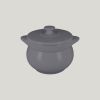Горшочек с крышкой RAK Porcelain ChefsFusion Stone d 10,6 см, 450 мл