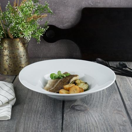 Тарелка глубокая 500 мл d 30,5 см h6,8 см белая фарфор Glory Eco P.L. Proff Cuisine [4]