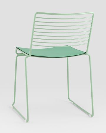 Стул обеденный Danny зеленый с подушкой