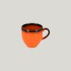 Чашка RAK Porcelain LEA Orange 90 мл (оранжевый цвет) Чашка RAK Porcelain LEA Orange 90 мл (оранжевый цвет)