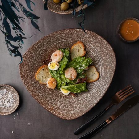 Салатник 500 мл 25,5*23,8 см h5,5 см Brown Untouched Taiga P.L. Proff Cuisine [1]