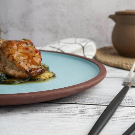 Тарелка d 29 см h2,2 cм Blue Matt New Brown Taiga P.L. [4]