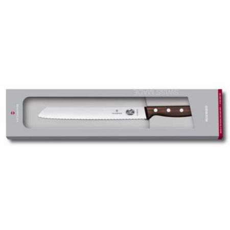 Нож для хлеба Victorinox Rosewood 21 см, ручка розовое дерево