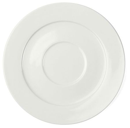 Блюдце 14.5 см Zeus (к чашке 26312), костяной фарфор