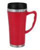 Термокружка  0.4 л красная, нержавеющая сталь / пластик