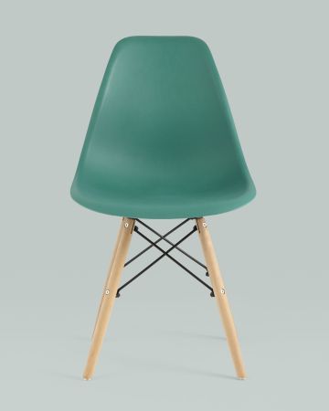 Стул Eames Style DSW серо-зеленый x4