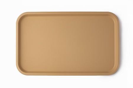 Поднос 52,5*32,5 см. бежевый поверхность шагрень (106) MGprof /1/10/