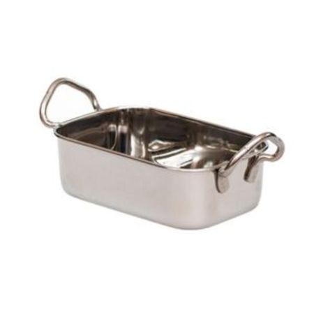 Сковорода для подачи 14,5*9,5 см h4,5 см прямоуг. нерж. 2 ручки P.L. Proff Cuisine