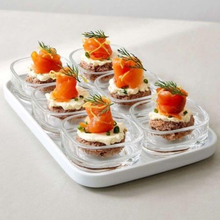 Креманка для комплимента соусник 50 мл "Verrine" 7*7 см h3см стекло Ocean [6]