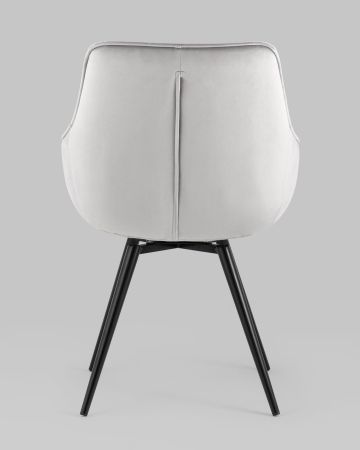 Стул вращающийся Сеул велюр светло-серый