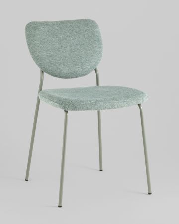 Стул обеденный Gigi шенилл зеленый