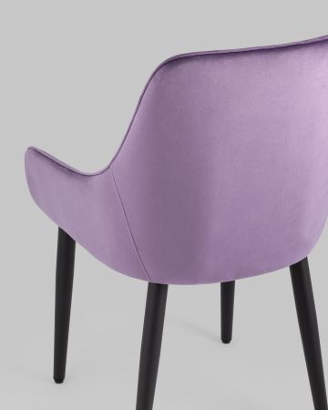 Стул Диана велюр пыльно-фиолетовый