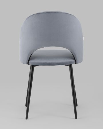 Стул Меган велюр серый