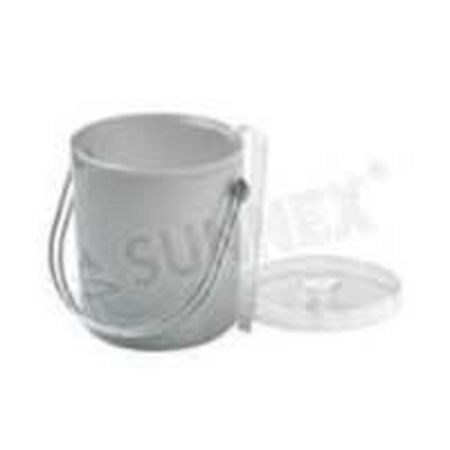 Емкость Ведро для льда 1,75 d 14 см h17,5 см пластик с крышкой + щипцы P.L. - BarWare