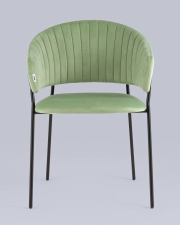 Стул Бруно велюр фисташковый