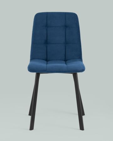 Стул Oliver Square велюр синий