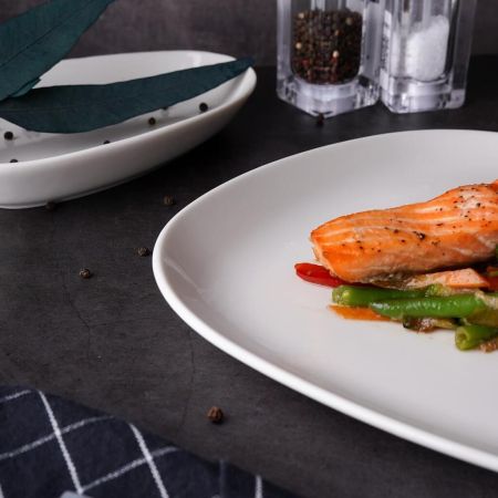 Блюдо овальное 32*27 см h3,5 см White Island By Bone Innovation [6]