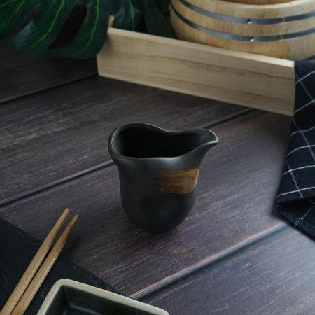 Соусник 100 мл 7,5*5 см h7,6 см фарфор Dark Matt Panasia P.L. Proff Cuisine [1]