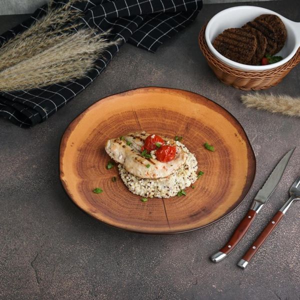 Тарелка 26,6 см h3 см Wood Fusion P.L. Proff Cuisine [4]