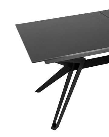 Стол обеденный Олимпия раскладной 180-230*90 керамика темная