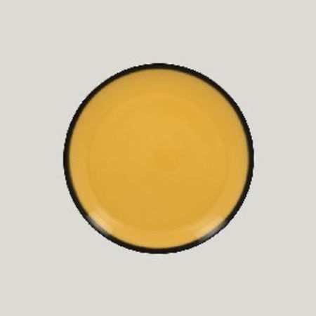 Тарелка круглая RAK Porcelain LEA Yellow 27 см (желтый цвет)