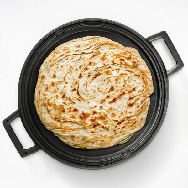 Сковорода-гриль 28 см чугун круглая черная LAVA