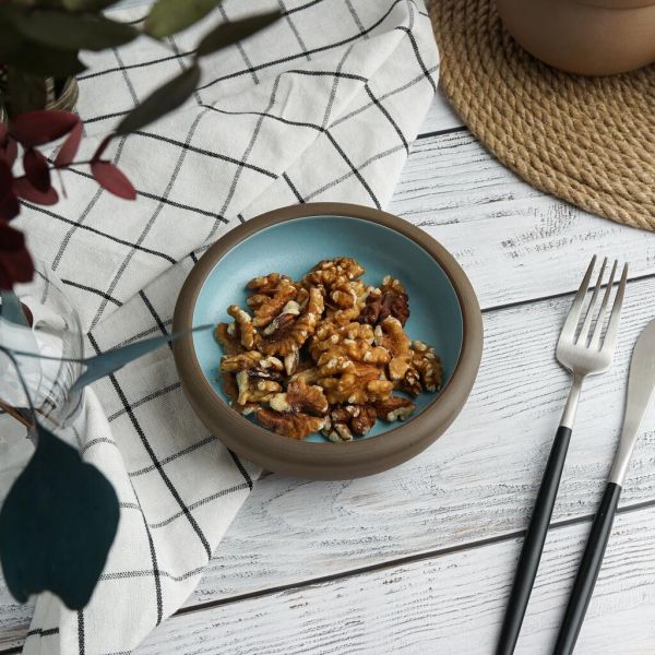 Салатник 300 мл d 14 см h4 cм Blue Matt New Brown Taiga P.L. [6]