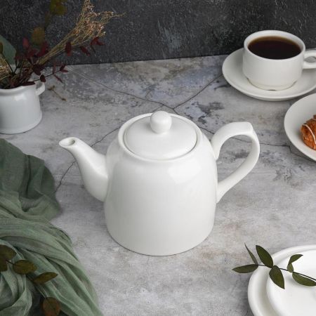 Чайник 900 мл d 12 см h14 см белый фарфор P.L. Proff Cuisine [1]