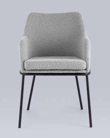 Стул Кози ткань букле серый