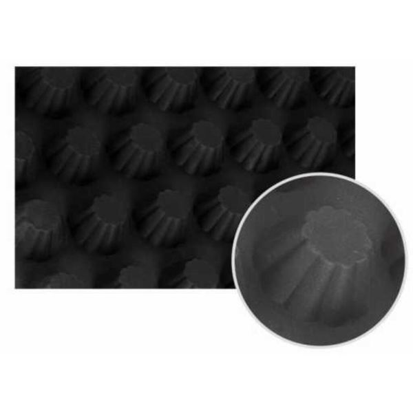 Форма кондитерская  "Бриош" 28 ячеек d 75 мм, h 40 мм силикон (59*38,5 см) P.L.