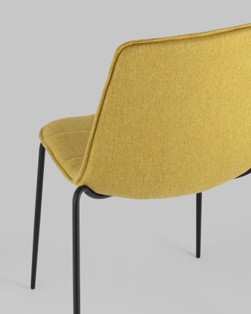 Стул Мелани рогожка желтый