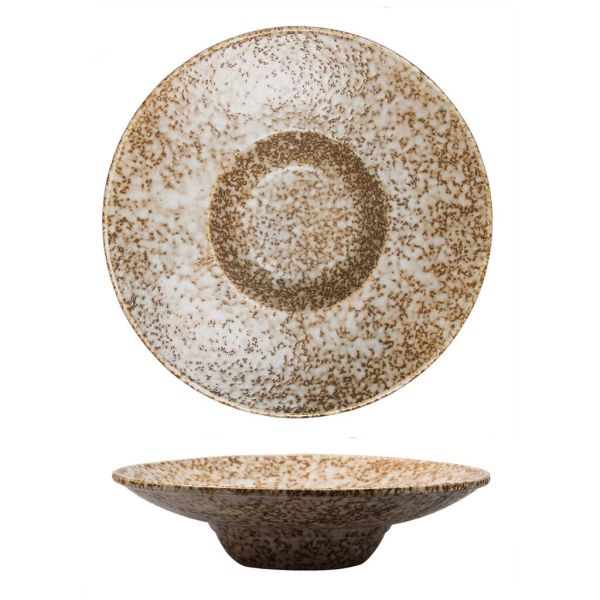 Тарелка глубокая 250 мл d 26,5 см h6,5 см для пасты/супа Brown Spider Silk P.L. Proff Cuisine [2]