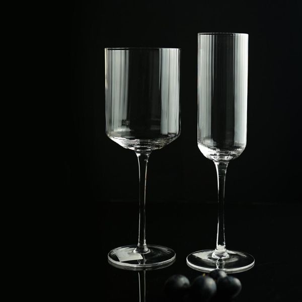 Бокал-флюте для шампанского 225 мл "Festival Optical" d 5 см h23,5 см P.L. - BarWare [6]