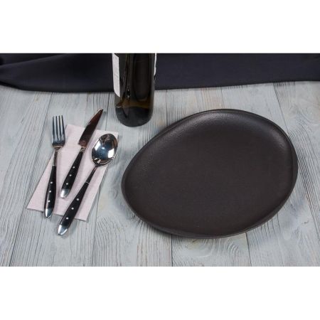 Блюдо овальное 33*25 см h2,7 см Smooth Black Raw Stellar P.L. Proff Cuisine [1]