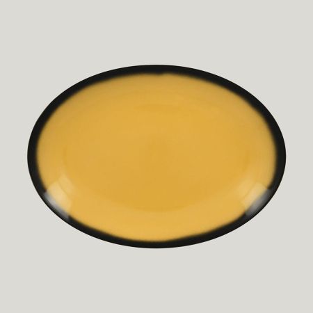 Блюдо овальное RAK Porcelain LEA Yellow 36 см (желтый цвет)