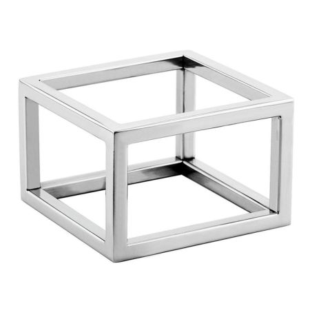 Подставка фуршетная стойка 12*12*8 см квадрат нерж. P.L. Proff Cuisine
