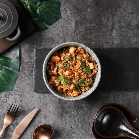 Салатник 560 мл d 14,5 см h6,6 см глазурь Glossy Stone Untouched Taiga P.L. Proff Cuisine [1]