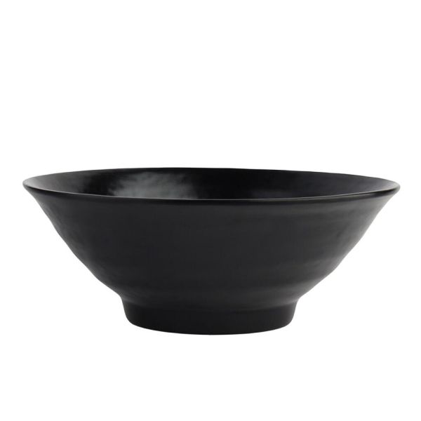 Cалатник 600 мл миска для лапши d 18 см пластик меламин Black Finish P.L. Proff Cuisine