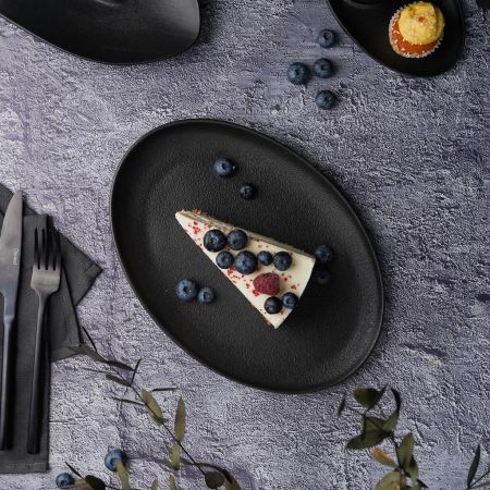 Блюдо овальное 26,8*19 см Smooth Black Raw Stellar P.L. Proff Cuisine [3]