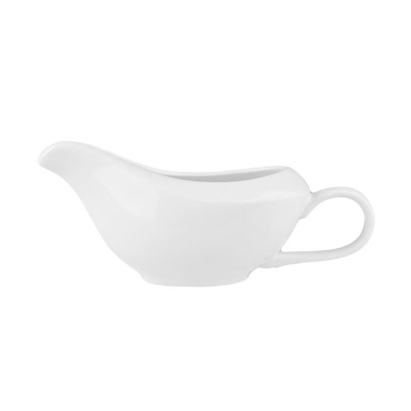 Соусник 100 мл 14,2*5,5 см с ручкой белый фарфор P.L. Proff Cuisine [10]