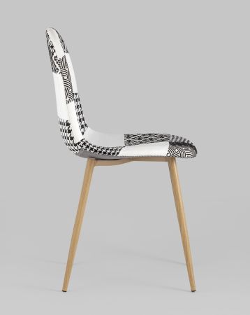Стул Валенсия пэчворк черно-белый
