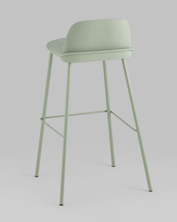 Стул барный Mist серо-зеленый