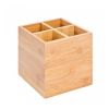 Контейнер для столовых приборов 4 отд., бамбук, 15*15*15 см, Garcia de Pou