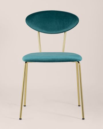 Стул Ники бирюзовый
