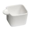 Соусник 70 мл 7,5*6 см h4,5 см Mini Mix с ручкой белый фарфор P.L. Proff Cuisine [6]